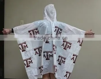 YunShang PE Poncho Rainponcho Disposable
