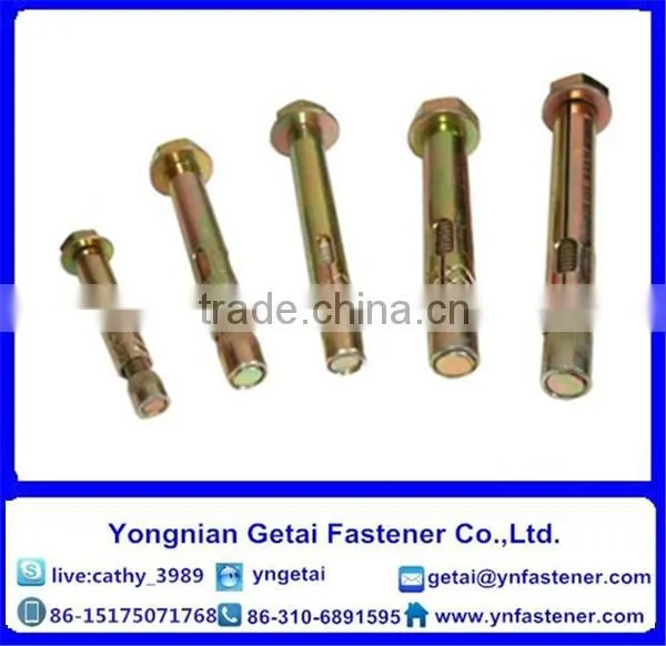 Zinc Yellow Hex Bolt Sleeve Anchor photo-4