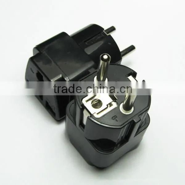 Universal to Germany France Schuko Plug Travel Adapter Adaptor CE LVD Certificate photo-2