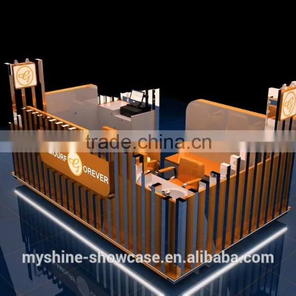 Glossy Soft Fashion Barber Kiosk for Barber Shop photo-2