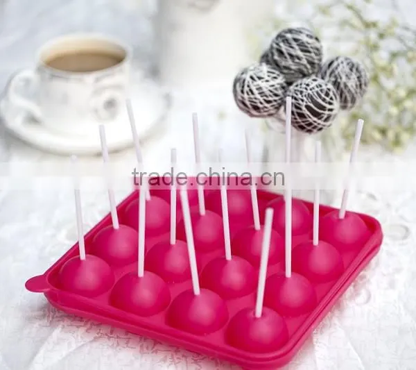 Beautiful and Popular Silicone Cake Pop Maker Lollipop Candy Mold photo-5