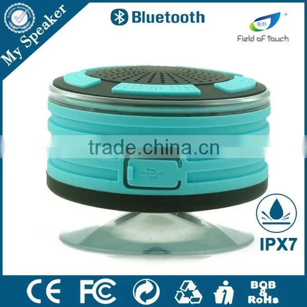 My Speaker F013 Black With Sky Blue New Arrival LED Wireless Bluetooth Waterproof Speaker photo-5