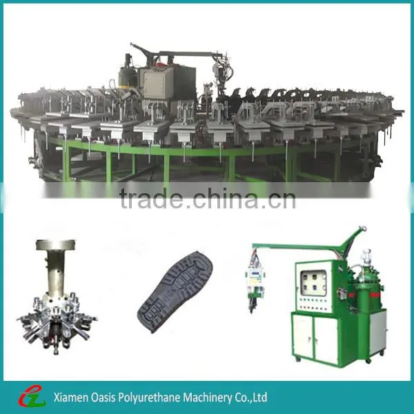 Rotary Plastic PU Shoe Insoles Making Machine For Shoes photo-2
