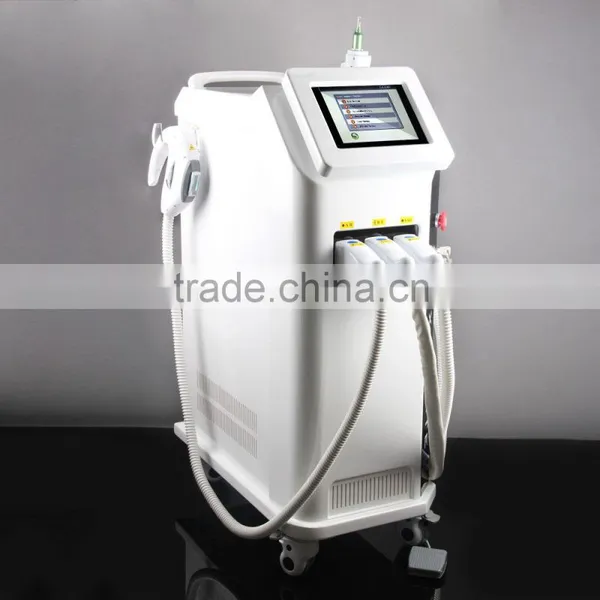 High Quality 3in1 Elight Ipl rf q Switch nd Yag Laser Hair Removal and Skin Rejuvenation Machine for Home Use Tattoo Removal photo-3