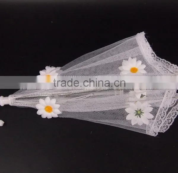 Kitchen Umbrella Mosquito Net Mesh Food Cover With Flower photo-5