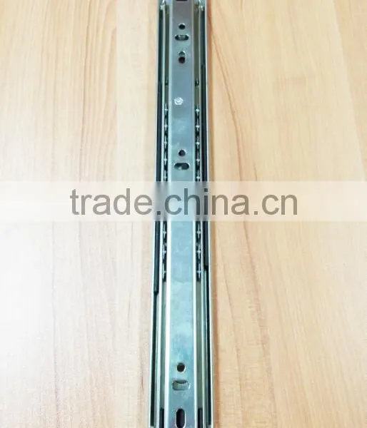 3 Fold 45mm Width Steel Ball Bearing Heavy Duty Drawer Slide photo-2