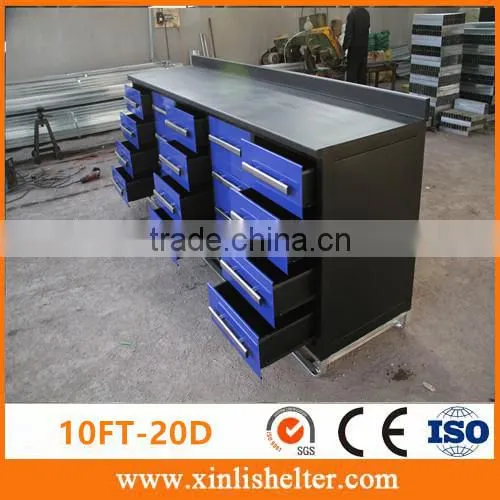 10FT 20 Drawers Wholesale Stainless Steel Tool Box photo-6