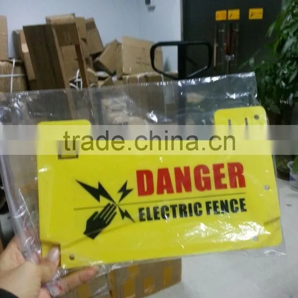 Customized Electric Fencing Warning Sign Dangerous Warning Board Caution Boards photo-6