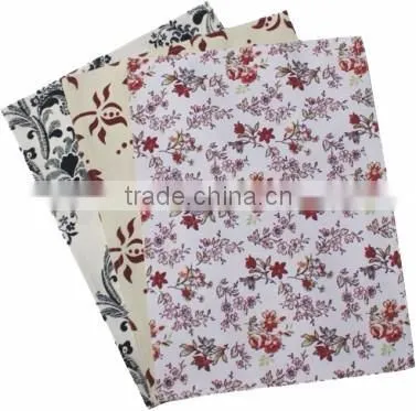 Living Fashions Washable Woven Fabric Placemats photo-6
