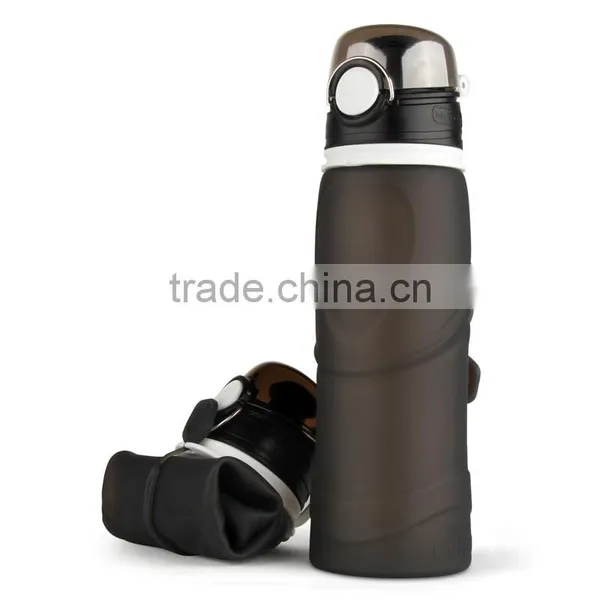 2017 New Silicone Foldable Water Bottle Gym Bottles Bike Water Bottles photo-2