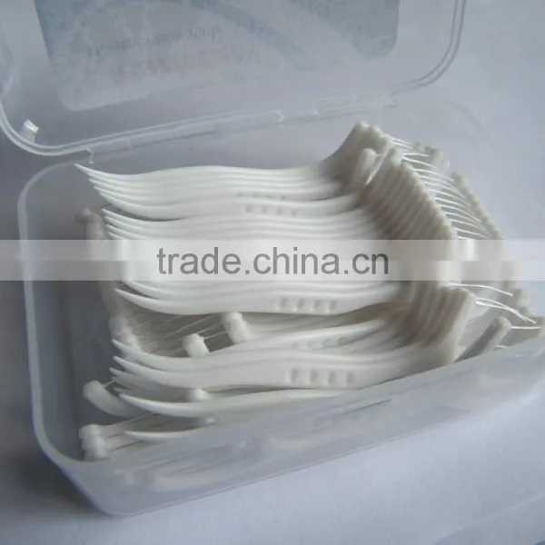 Factory in China Bulk Y Shape Dental Floss Pick photo-4