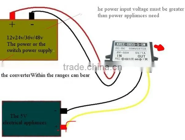 24V36V48V Turn 12V3A Power Converter Module DC-DC Buck Regulator 12V 15V to 55V Switch Module photo-3