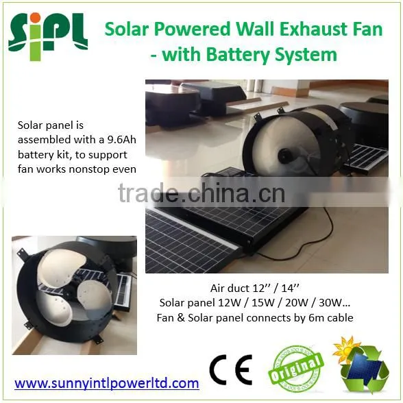 Vent Goods Home Solar System Air Cooler dc Motor Solar Charge Controller Solar Attic Fan Solar Air Conditioning photo-2