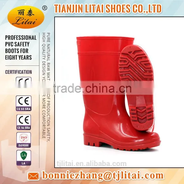 Industry RED Lightweight Working PVC Boot photo-3