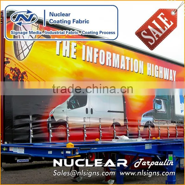 Hot Sale Customized Truck Side Curtain Fabric 900gsm photo-4