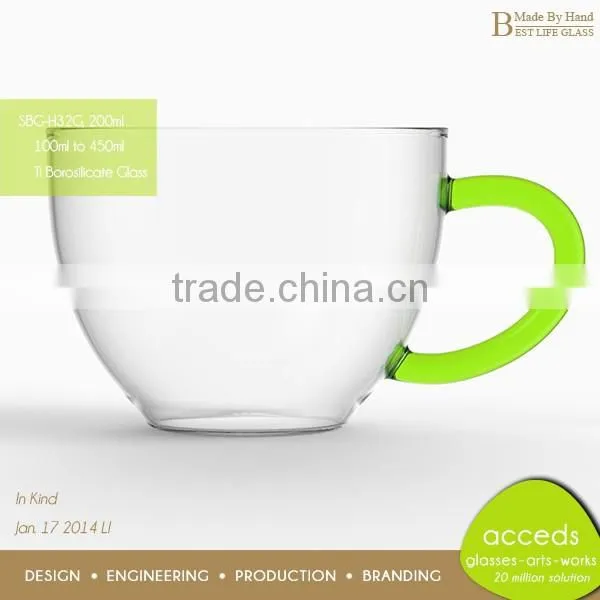 Clear Glass Thermos Mug With Handle Mug Glass photo-2