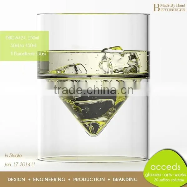 Different Shaped Borosilicate Glass Christmas China Tea Cups Wholesale photo-3