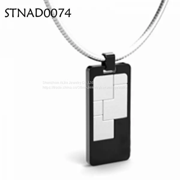 Black 304 Stainless Steel Pendants Jewelry For Gifts photo-5