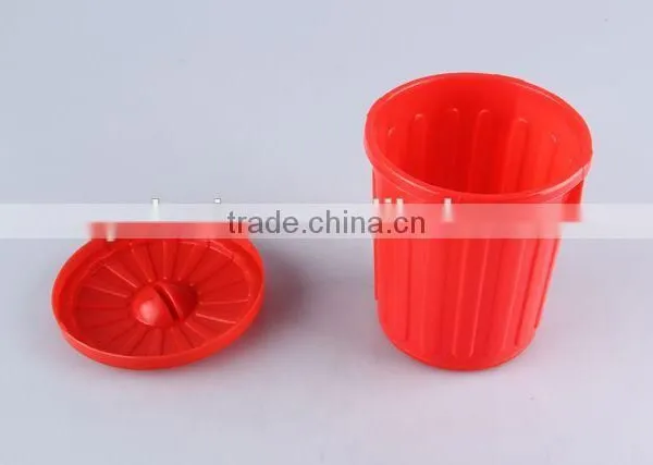 Rubbish Bin Household Garbage Can With Circular Cover/Plastic Trash Can photo-2