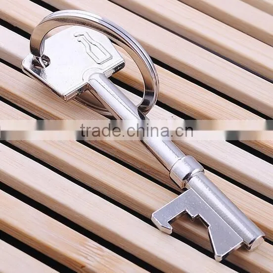 Stainless Steel Key Shape Key Chain Bottle Opener photo-3
