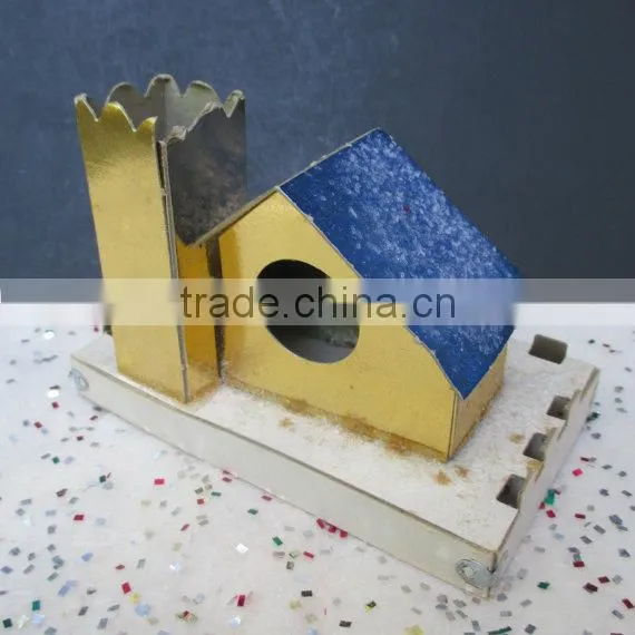 Vintage Putz House Church Christmas Village photo-5
