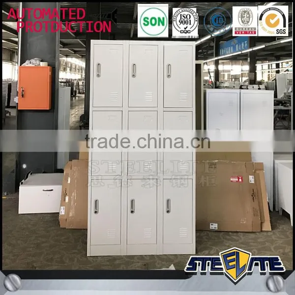 Fireproof 9 Door Steel Staff Clothes Wardrobe Locker photo-2