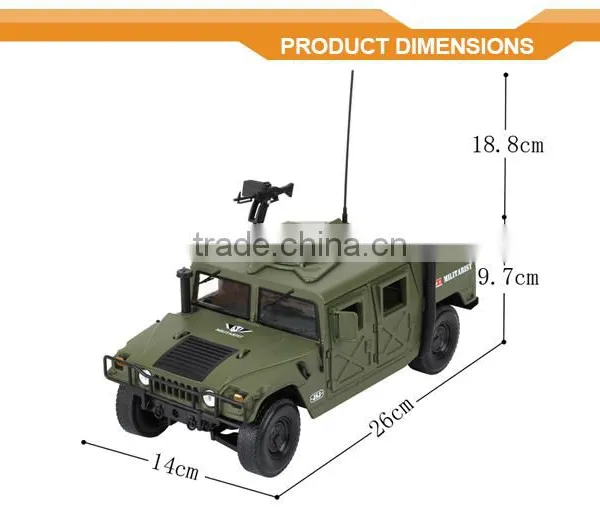 New Arrival! China Wholesale Alloy Battle Car Toy 1/18 Diecast Car for Sale photo-5