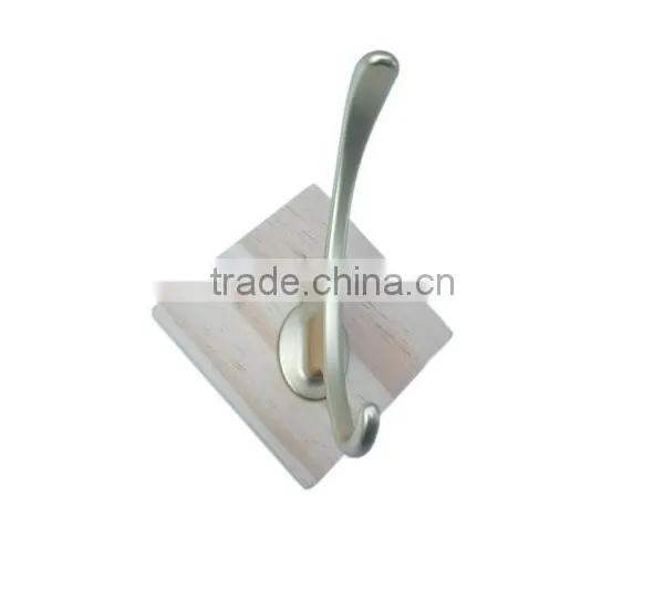 Adhesive Wooden Wall Metal Hook And Hanger photo-3