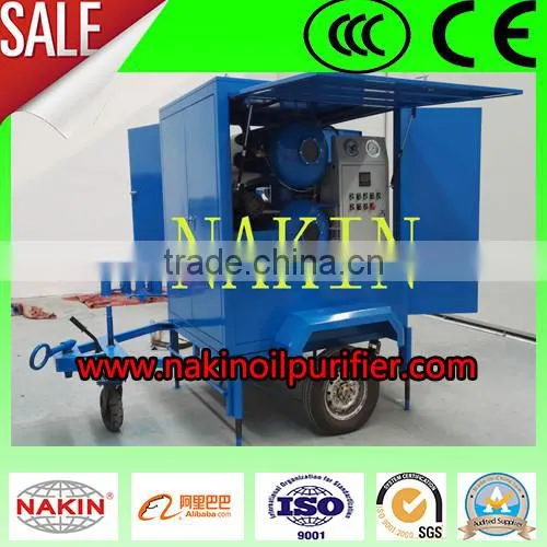 Mounted Double-Stage Vacuum Transformer Oil Purifier photo-4
