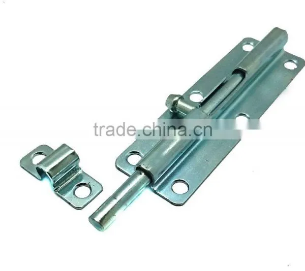 Straight Type 6" Barrel Bolt With Zinc Plated, Heavy Duty Barrel Bolt Tower Bolt for Doors and Windows Lock 6" photo-2
