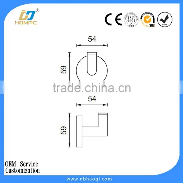 Stainless Steel Cloth Hook Robe Hook photo-2