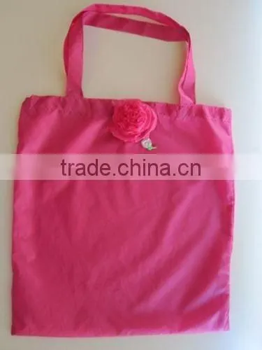 Rose Nylon Foldable Eco Storage Reusable Tote Housewife Shopping Bags photo-2