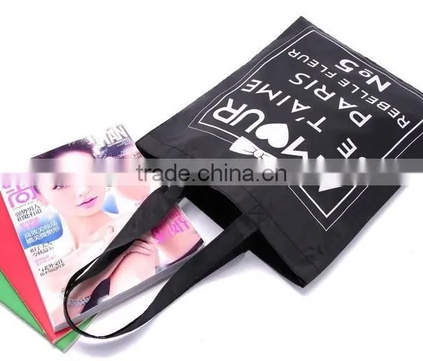 Golden Eco Friendly Supplier 210 Denier Polyester Basic Tote Bag photo-5