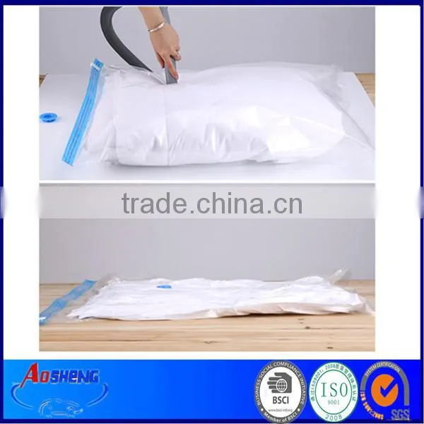 PE Plastic Vacuum Storage Printable Clothing Bag Save Space photo-3