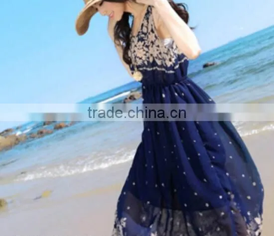 New Design Chiffon Flower Print Pleated Mini Skirt photo-3