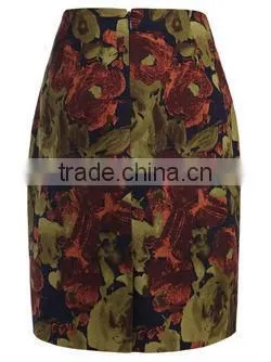 Wome's Latest Design Straight Fit Traditional Long Skirt photo-2