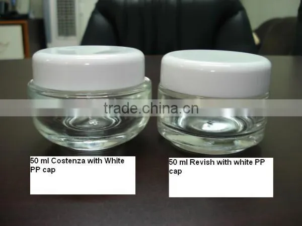 50 ml High QualityCream Containers,Glass Jar With PP Caps photo-2
