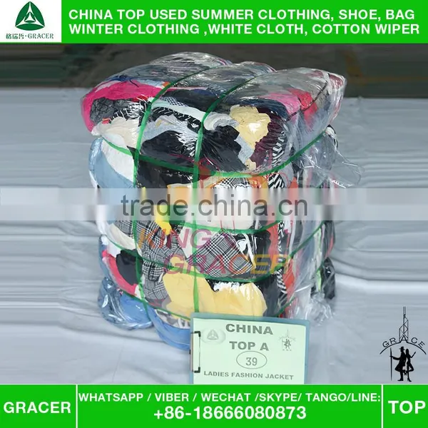 High End Shanghai Summer Ladies Jacket Used Clothing In Bales Miami Style photo-5