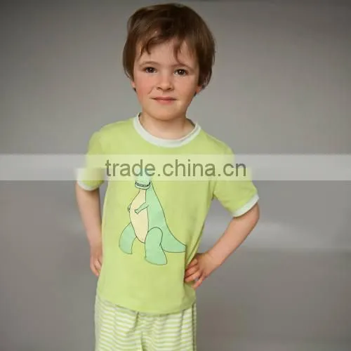 Childrens Pajamas Wholesale 100% Cotton Printed Kids Pajamas Set photo-3