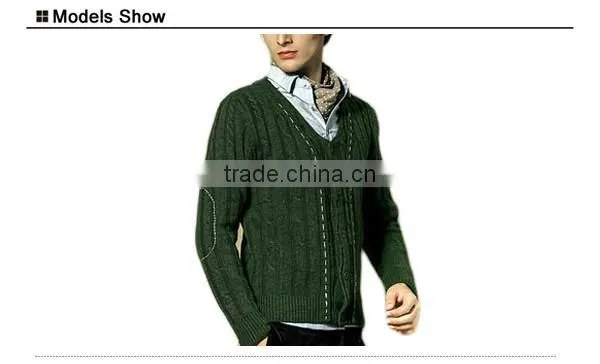Cable Knit Handmade Wool Man Cardigan Sweater photo-6