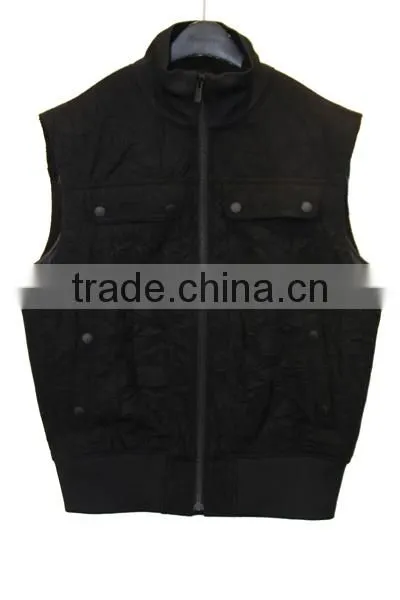 2014-2015 Men Leather Biker Vest Leather Vest Cooling photo-6