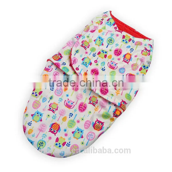 Baby Swaddle Blanket With Printed Fleece photo-6