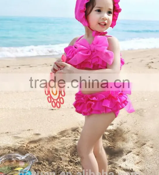 Quick-dry Eslamic Cute Kids Safty Printed Swimwear photo-3