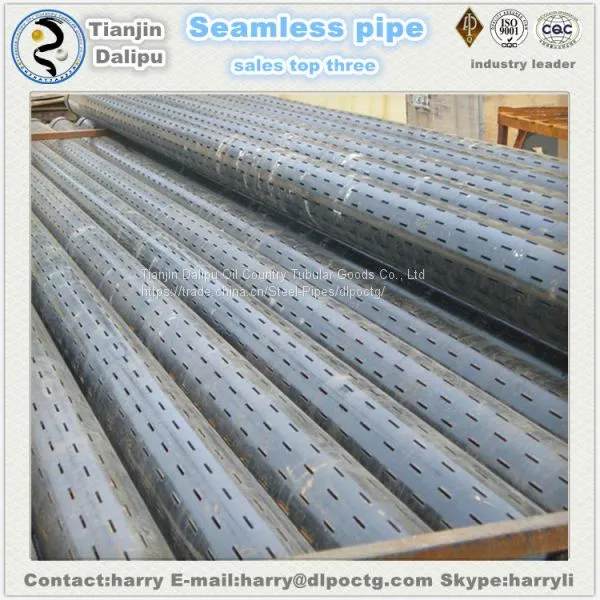 Stainless Slotted Liner Perforated Drainage Pipe Slotted Pipe photo-2