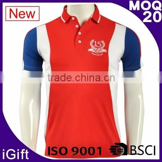 Wholesale Hot Selling New Design Polyester Dry Fit Polo Shirt photo-6