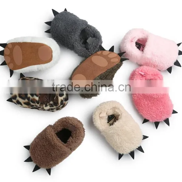 Cute Paw Design Warm Shoes for Baby, Little Paw Baby Shoes photo-2