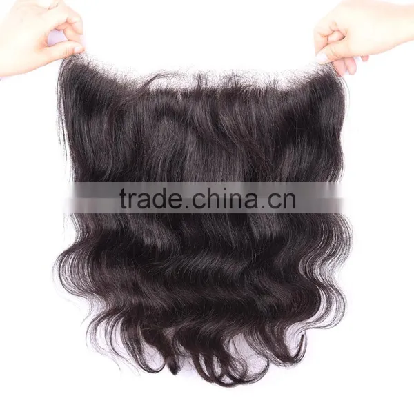 Hot Sale Product Lace Frontals With Baby Hair , Human Hair Lace Frontal Piece photo-4
