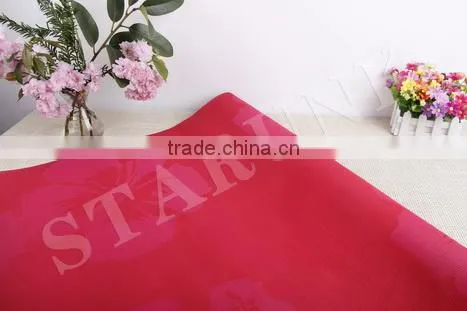 Colorful Pvc Coated Nets Red Chinese Brocade Fabric photo-2