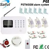 PSTN+ GSM LCD Screen Doorbell GSM Door Alarm System Saful PG3