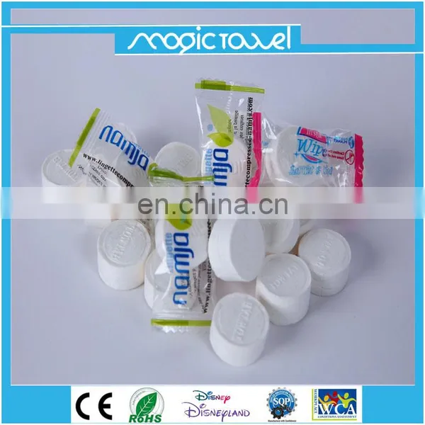 New Product Cheap Compressed Napkins Facial Wet Coin Towel Magic Towel Tablet photo-2